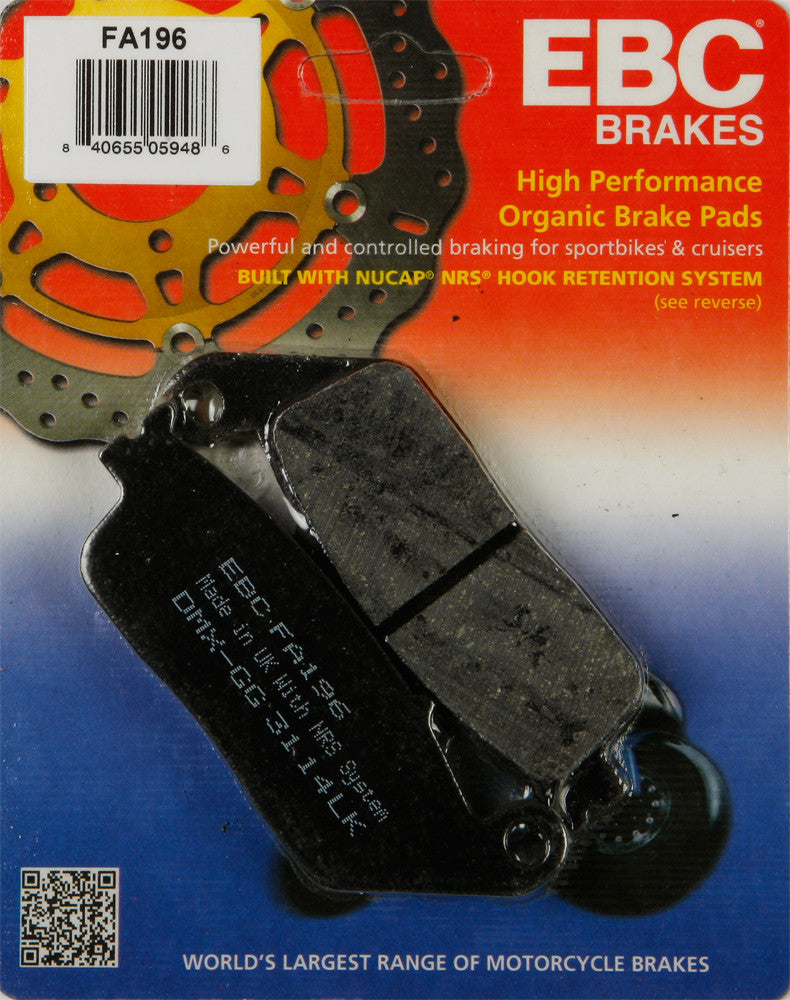 EBC FA Brake Pads Organic — FA1xx