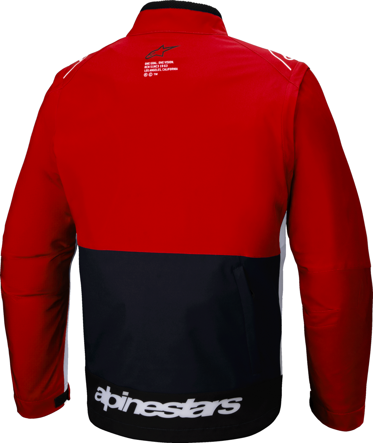 LITE-DURA SOFTSHELL JACKET BLACK/BRIGHT RED/WHITE