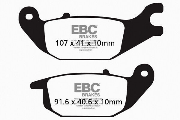 EBC FA Brake Pads Organic — FA3xx
